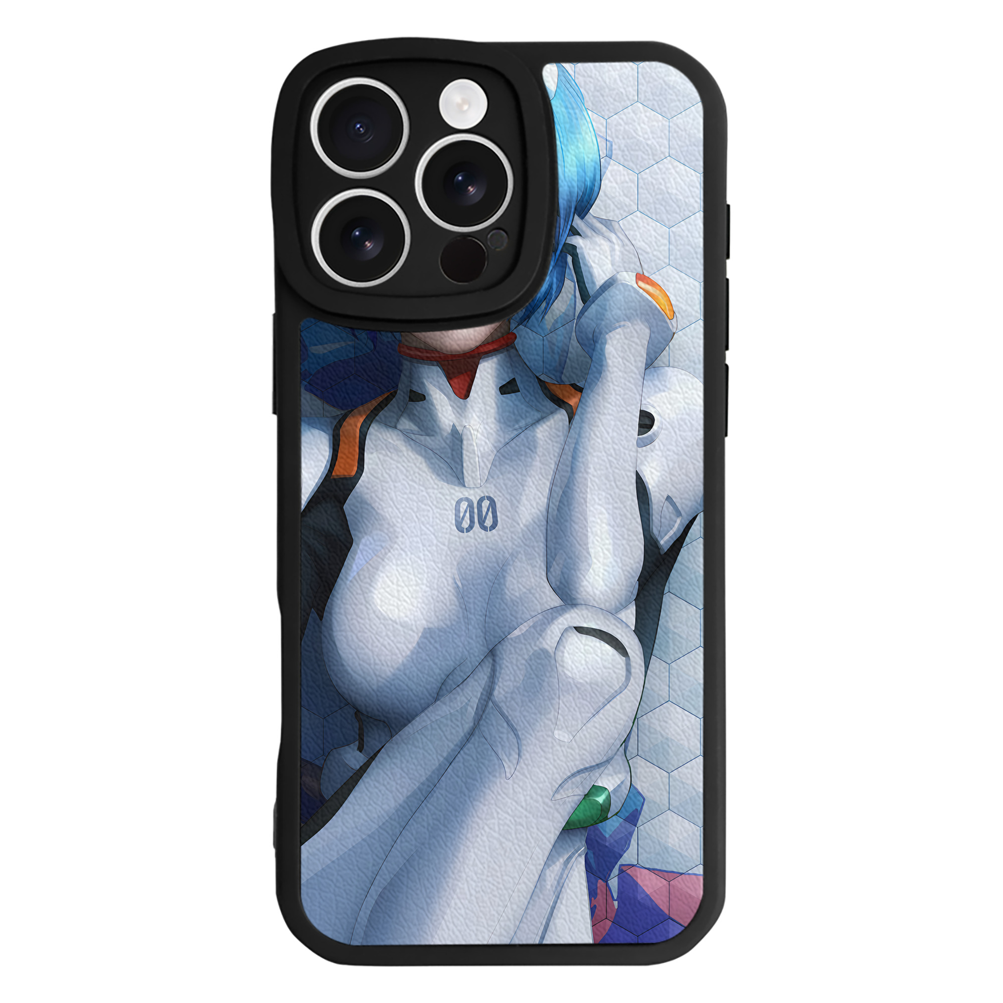 （画像用） EVA 新世紀エヴァンゲリオン 【iPhone 16シリーズ対応】シリコンスマホケース（レザー調） 材質：シリコン